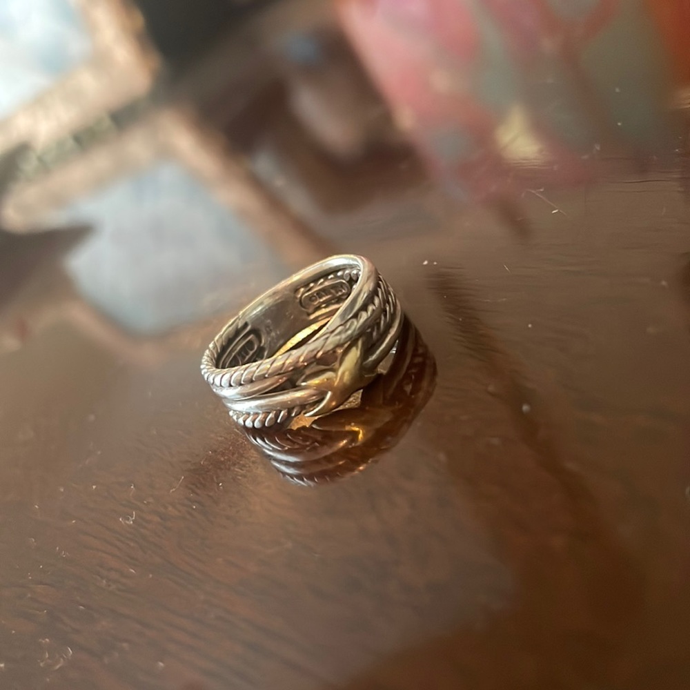 David Yurman X Crossover ring two-tone!